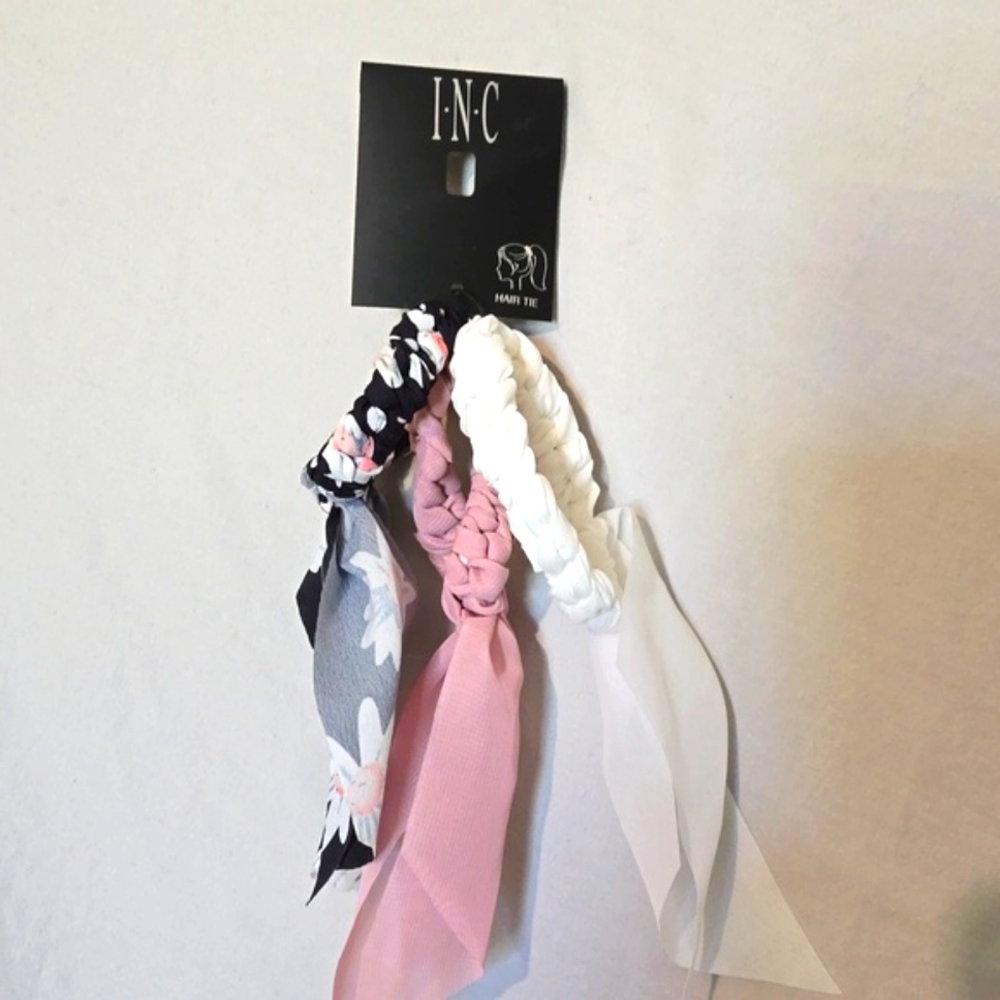 INC set of 3 new hair ties, New